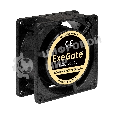 Вентилятор для корпуса ExeGate EX08025SAL черный, 80 мм, 2500 об/мин, 31 дБ