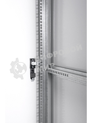 Шкаф телекоммуникационный напольный ЭКОНОМ 18U (600 × 800) дверь стекло, дверь металл