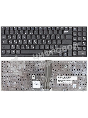 Клавиатура для ноутбука LG LW60 LW70 LW65 LW75 LS70 M70 черная