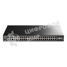 Коммутатор 48-Port Layer 2 Managed Gigabit PoE++ Switch with 4 10G SFP ports 720W