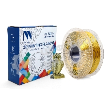 Филамент NVPrint Silk PLA+ Black/Gold для 3D печати диаметр 1.75мм длина 330 метров масса 1 кг