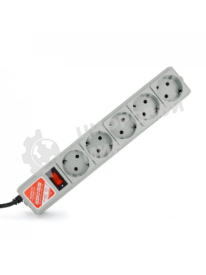 Сетевой фильтр Powercube SPG-B-10 3 м, 5 розеток, серый, коробка
