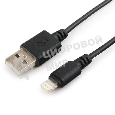 Кабель USB Cablexpert CC-USB-AP2MBP AM/Apple, для iPhone5/6 Lightning, 1м, черный, пакет