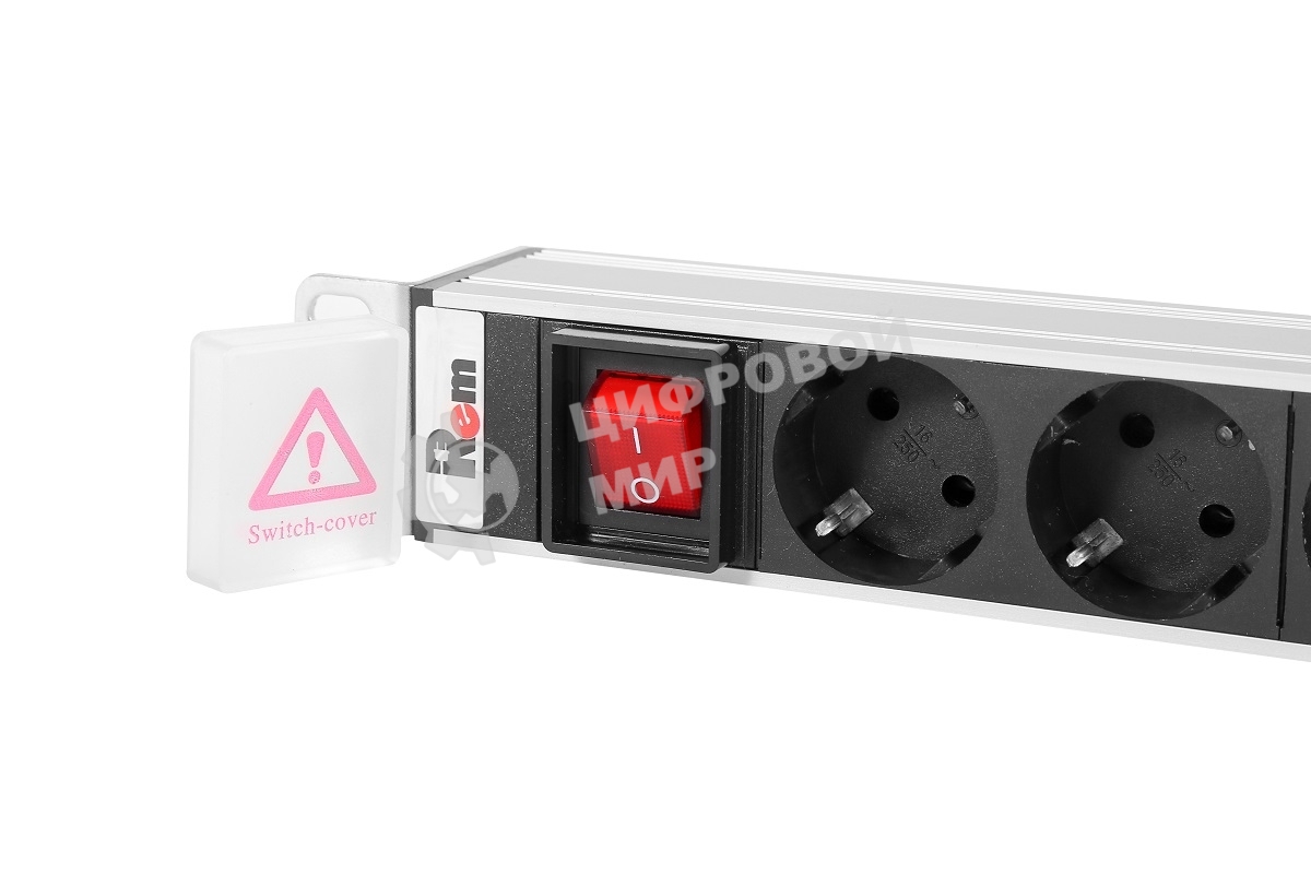 Блок распределения питания ЦМО R-16-10S-10C13-V-1420 верт.размещ. 10xSchuko 10xC13 базовые 16A без вилки