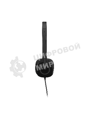 Гарнитура Logitech H151 чёрный, проводная, 3.5 мм