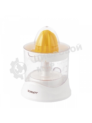 Соковыжималка Scarlett SC-JE50C02 белый, цитрусовая, 25 Вт, 700 мл, механическое