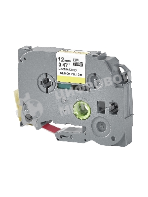 Кассета с лентой S'OK by Sakura Printing TZE632 для Brother, красный на желтом, 12мм/8м, наклейка