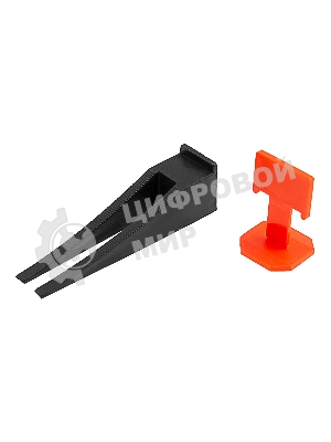 Система выравнивания плитки Сибртех СВП - комплект: зажим + клин 250/250 шт.