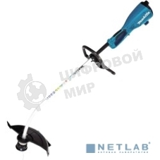 Электро и Бензокосы, Триммеры Makita UR3501 Триммер (Электрокоса) 1000Вт,35см,леска-2х2мм,4.3кг,кор,изогнутая штанга, ремень