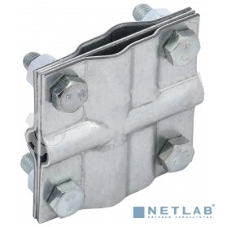 Зажим заземления крестообразный полоса/пруток-полоса/пруток оцинк. сталь IEK ZGC13-11-1-16-40