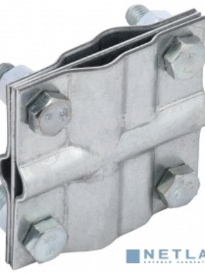 Зажим заземления крестообразный полоса/пруток-полоса/пруток оцинк. сталь IEK ZGC13-11-1-16-40