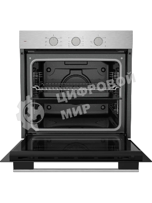 Духовой шкаф электрический Kuppersberg HF 603 BX 60 см, 80 л, High-Tech, 6 режимов, паровая очистка, черный + нерж. сталь