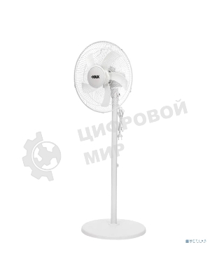 Вентилятор напольный DUX DX-40, 40Вт, 16дюйм, белый 60-0218