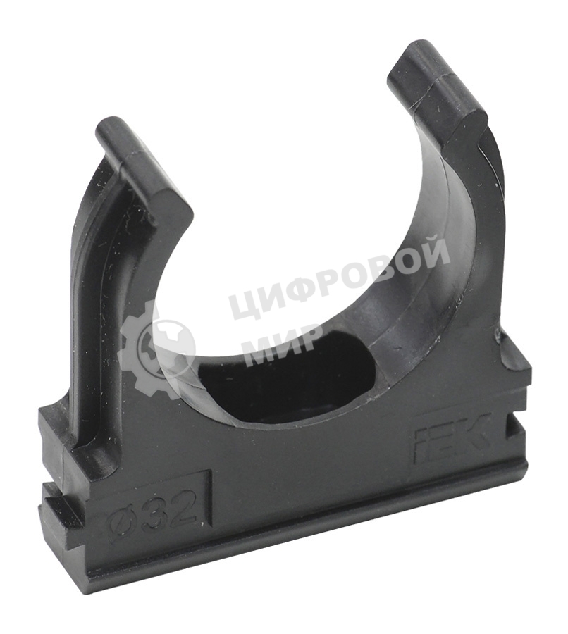 Держатель d32мм IEK CTA10D-CF32-K02-050-PCS (упак.:50шт) черный