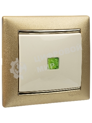 Выключатель Legrand 774310 Valena 10А c подсветкой, сл. кость