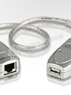 Кабель удлинитель USB 1.1 AM/AF Aten UCE60-AT до 60 м.(через RJ45, по витой паре. Без патч-корда в комплекте), питание от шины