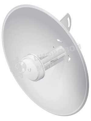 Точка доступа Ubiquiti ISP PBE-M2-400 10/100BASE-TX компл.:параболический отражатель/антенна/крепления/адаптер белый