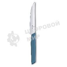 Нож кухонный Victorinox Swiss Modern (6.9006.122) стальной для стейка лезв.120мм прямая заточка синий
