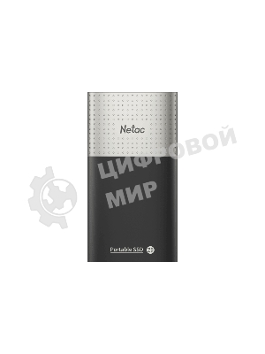 Внешний SSD Netac Z9, 2TB, USB 3.2 Gen 2 Type-C, R/W 550/480, черный