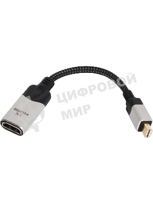 Адаптер miniDisplayPort(M) ---> HDMI(F) 0.15m 4K@60Hz VCOM