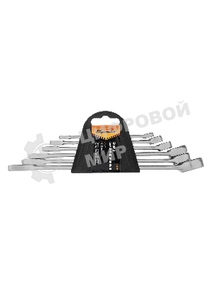 Набор ключей комбинированных Sparta 6 - 17 мм, хромированные, 6 шт.