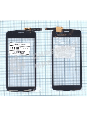 Сенсорное стекло (тачскрин) для DNS S4701, черное