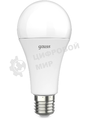 Лампа светодиодная Gauss A70 22Вт цок.: E27 груша 220B св. свеч. бел. теп. (упак.: 10 шт)
