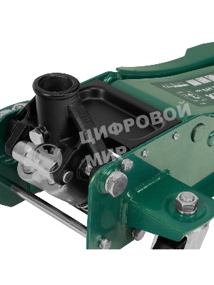 Домкрат гидравлический подкатной Сибртех, 3 т, 85-490 мм, быстрый подъем, низкий подхват, проф.