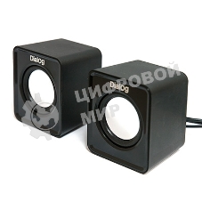 Акустическая система Dialog Colibri AC-02UP черный акустические колонки 2.0, 5W RMS, питание от USB