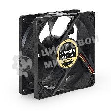 Вентилятор для корпуса ExeGate ExtraPower EP08025S2P черный, 80 мм, 2800 об/мин, 29 дБ, 2 pin