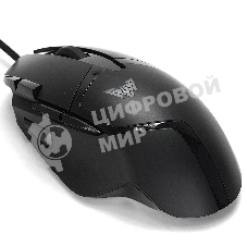 Мышь проводная Crown CMGM-901 черный, 4800 dpi, USB, кнопки - 8