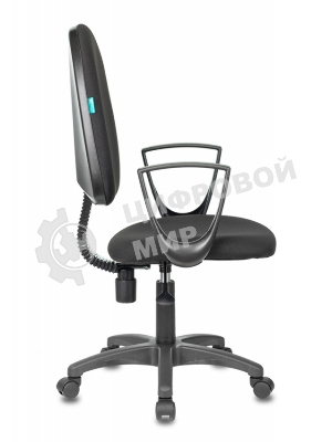 Кресло Бюрократ CH-1300N/3C11 черный, экокожа, 120 кг, механизм качания