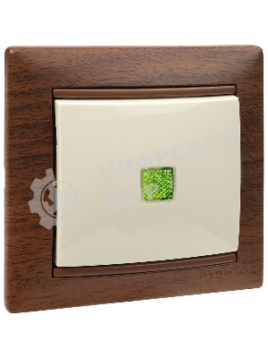 Выключатель Legrand 774310 Valena 10А c подсветкой, сл. кость