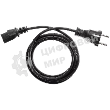 Кабель компьютер - розетка 220V <5.0м> (Европейский стандарт) TP021-5.0-BK Кабель компьютер - розетка 220V <5.0м> (Европейский стандарт) TP021-5.0-BK