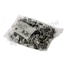 Скоба металлическая двухлапковая 19(СМД) 100шт., Россия Сибртех