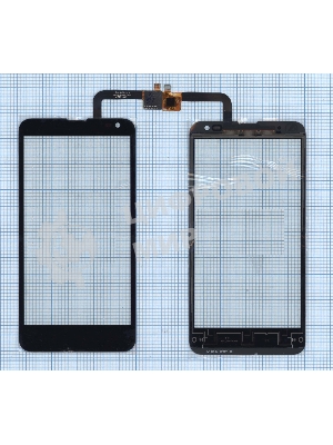 Сенсорное стекло (тачскрин) для Fly IQ4514 EVO Tech 4, черное