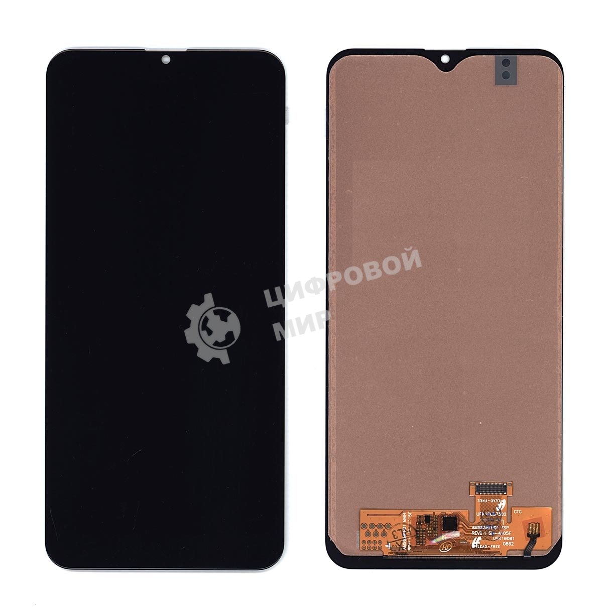 Дисплей для Samsung Galaxy A20 SM-A205F в сборе с тачскрином (TFT) черный