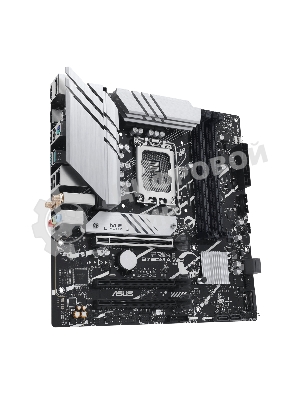 Материнская плата ASUS PRIME B760M-A WIFI, LGA 1700, Intel B760, 4xDDR5, 4xSATA, 2xM.2, 1xPCIe 4.0 x16, 1xPCIe 4.0 x4, 1xPCIe 4.0 x1, 2xHDMI, 1xDP, 1x 2.5Gb LAN, 2xUSB-A 3.2 Gen 2, 4xUSB-A 2.0, 3x3.5 мм, 7.1, mATX