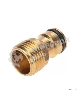 Адаптер латунный 3/4дюйм внешняя резьба ЧЕТЫРЕ СЕЗОНА 62-0275