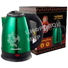 Чайник Матрена MA-002 электрический (1.8 л) стальной зеленый