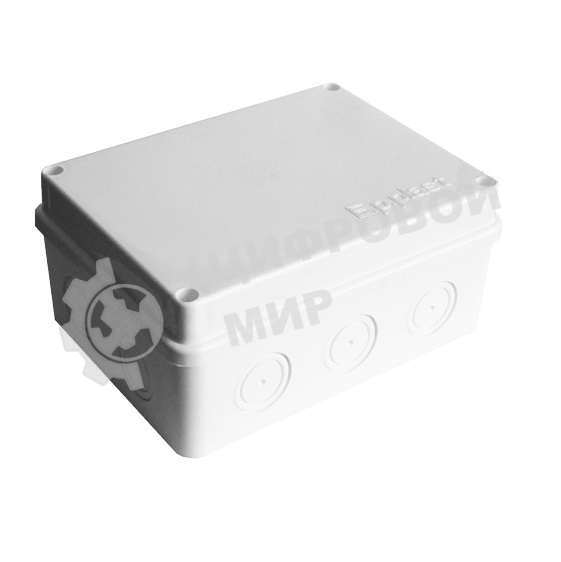 Коробка распределительная ОП 150х110х70 10 выходов без гермовводов IP54 крышка на винтах бел. Epplast 215311