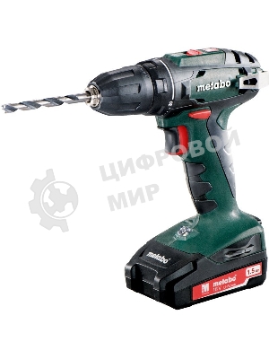 Дрель-шуруповерт Metabo BS 18 602207550 18 В, 1,5 Ач, 48 Нм, щеточный