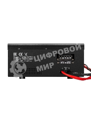 Комплект Источник бесперебойного питания EX296005RUS + батарея 26Aч EX282970RUS 4шт (инвертор, синус, для котла, настенный) ExeGate FineSine SX-7000.LCD.AVR.2SH.T 7000VA/5000W, чистая синусоида, цветной LCD-дисплей, AVR, 2*Schuko+клеммы, линейно-интерактивный, крепление настенное, черный + батарея ExeGate DT 1226 (12В, 26А·ч) 4шт