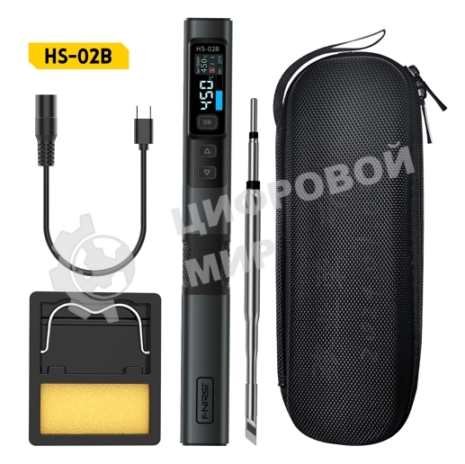 Портативный паяльник Fnirsi HS02B