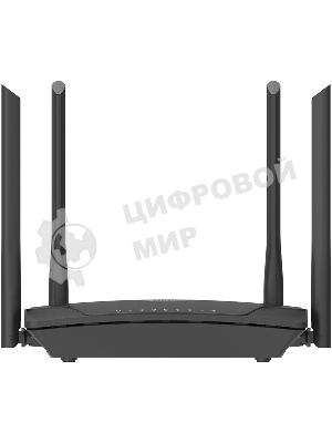 Двухдиапазонный Wi-Fi 6 маршрутизатор AX1500, 1x1000Base-T WAN, 3x1000Base-T LAN, 4 внешние антенны 5 dBi