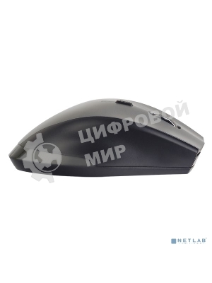 Мышь беспроводная Perfeo DAILY серый металлик, 1600 dpi, радиоканал, USB, кнопки - 6