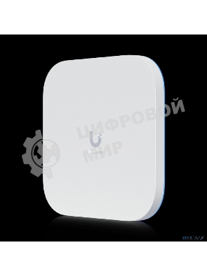 Точка доступа Wi-Fi Ubiquiti UniFi E7 AP 2,4+5+6 ГГц, Wi-Fi 7, 4х4 MU-MIMO, 802.3bt, 1х 10G RJ45, 1х 1G RJ45