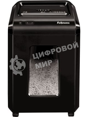 Шредер Fellowes Powershred 92Cs FS-1719301 P-4, 4х38мм, 18лст., 25лтр., уничтожает: скобы, карты, скрепки, CD