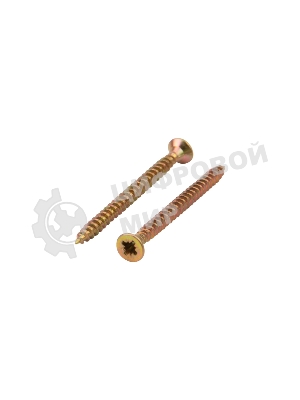 Саморез универсальный Kranz 3х40, желтый цинк, короб (200 шт./уп.)