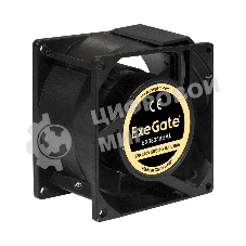 Вентилятор для корпуса ExeGate EX08038BAL черный, 80 мм, 2600 об/мин, 35 дБ